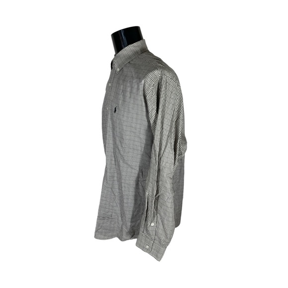 Ralph Lauren Blake Brown Gingham Plaid Check Button Down Men’s Sz L - Picture 3 of 6